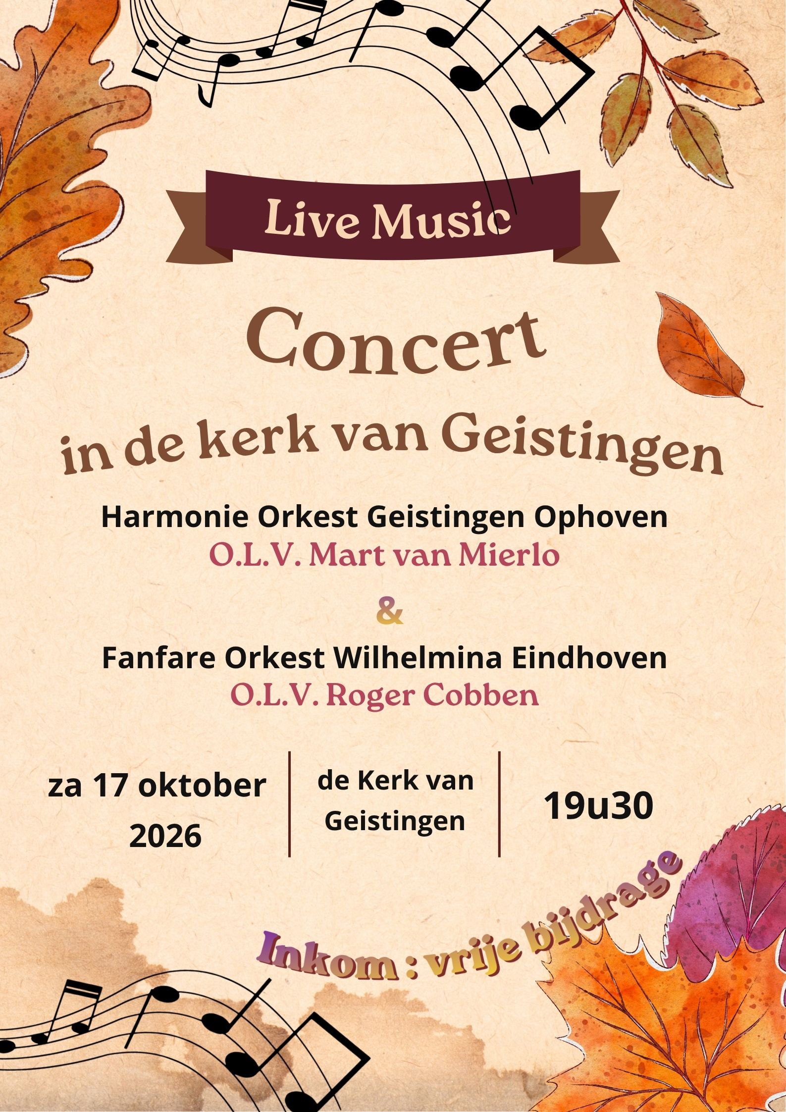 Najaarsconcert in Geistingen (B)